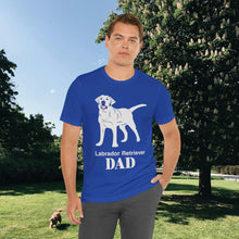 Load image into Gallery viewer, Labrador Retriever Dad Soft Unisex Jersey Short Sleeve Tee
