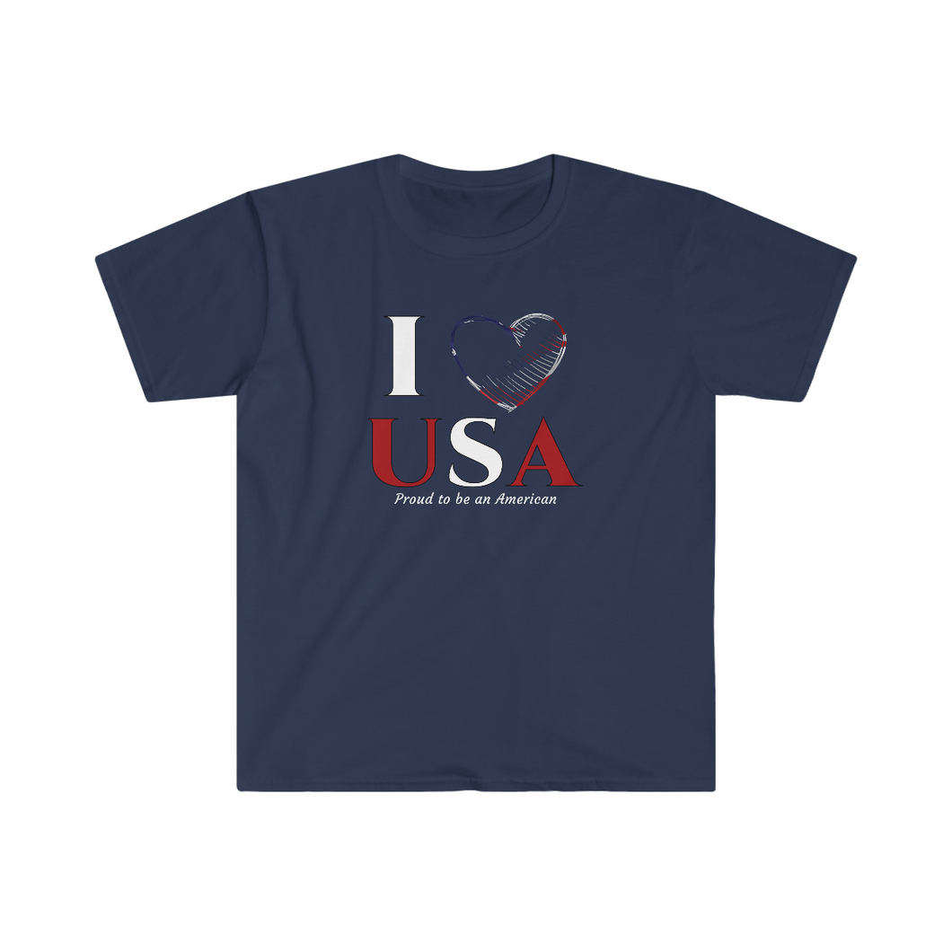 USA Proud to be an American Jersey Short Sleeve Tee