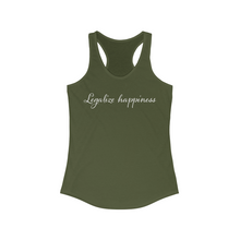 Load image into Gallery viewer, Legalize Happiness Motivational Women&#39;s Ideal Racerback Tank
