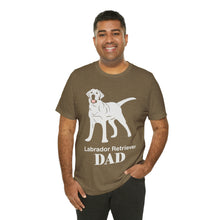 Load image into Gallery viewer, Labrador Retriever Dad Soft Unisex Jersey Short Sleeve Tee
