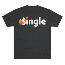 Load image into Gallery viewer, Single Due To Supply Chain Issues Unisex Tri-Blend Crew Tee
