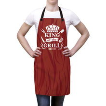 Load image into Gallery viewer, King of the Grill BBQ Fathers Day Apron
