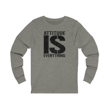 Load image into Gallery viewer, Attitude is Everything Unisex Jersey Long Sleeve Tee
