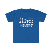 Load image into Gallery viewer, The World of Politics is Like Chess There is No Need for a Trump USA Unisex Softstyle T-Shirt
