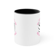 Load image into Gallery viewer, You Wish You Could Hit Like A Girl Accent Coffee Mug, 11oz
