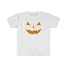 Load image into Gallery viewer, Halloween Pumpkin Face Unisex Softstyle T-Shirt
