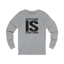 Load image into Gallery viewer, Attitude is Everything Unisex Jersey Long Sleeve Tee
