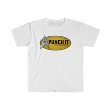 Load image into Gallery viewer, Captains Catchphrases Punch It Christopher Pike Unisex Softstyle T-Shirt
