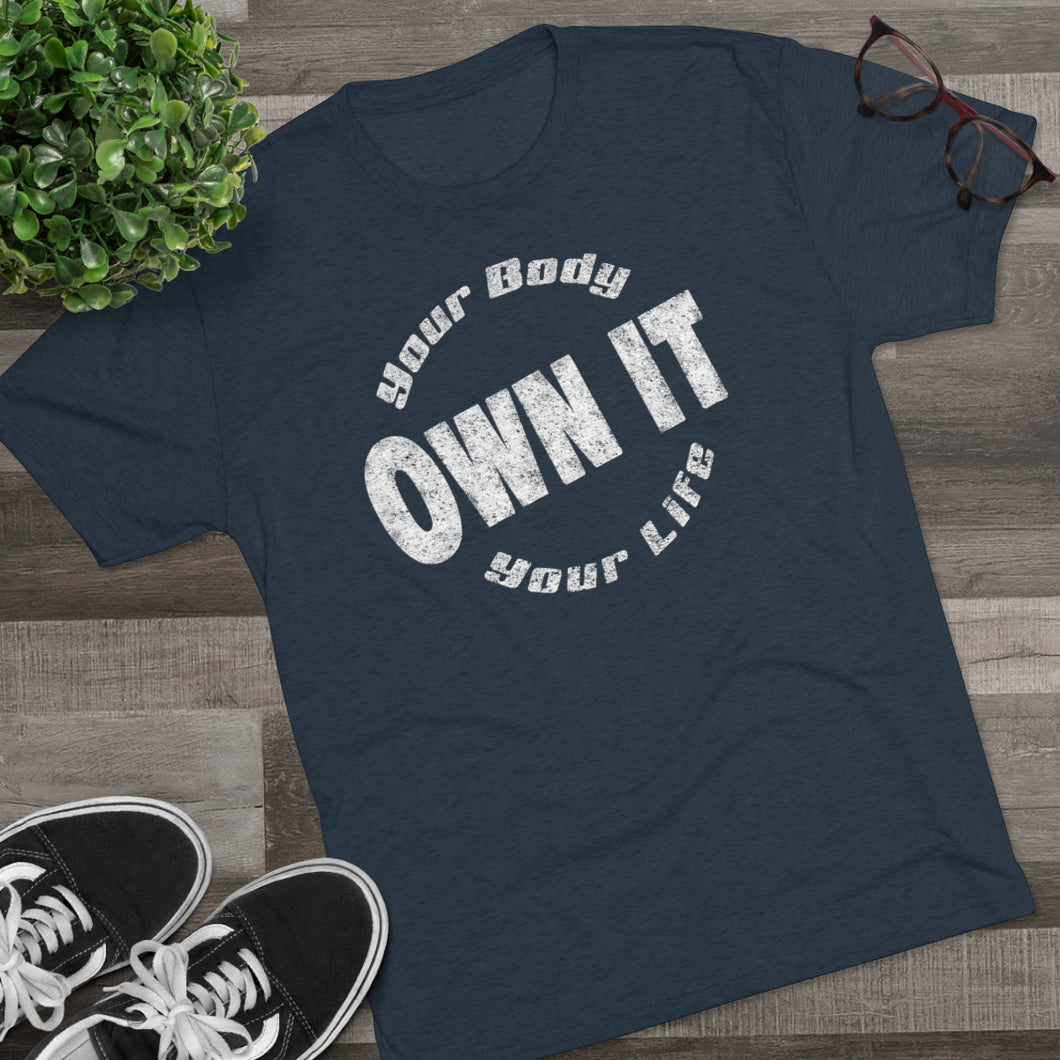 Own It Men's Tri-Blend Crew Tee