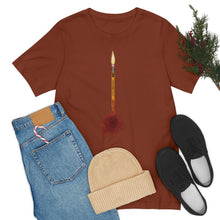 Load image into Gallery viewer, A F@#king Pencil John Wick 4 Bloody Pencil with Flame Unisex Jersey Short Sleeve Tee
