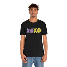 Load image into Gallery viewer, XOXO Kiss Me Be Mine Sweetheart Candy Valentines Day Unisex Jersey Short Sleeve Tee
