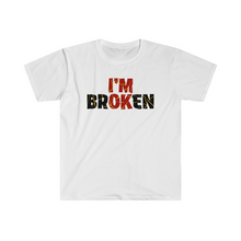 Load image into Gallery viewer, I’m Broken Kentsugi Style Motivation Unisex Softstyle T-Shirt
