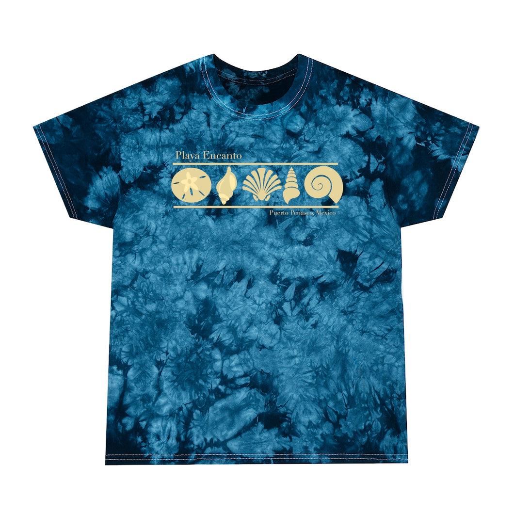 Playa Encanto 5 Shells Tie-Dye Tee, Crystal