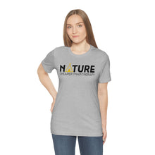 Load image into Gallery viewer, Nature Cheaper Than Therapy Motivational Soft Unisex Jersey Short Sleeve Tee
