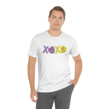 Load image into Gallery viewer, XOXO Kiss Me Be Mine Sweetheart Candy Valentines Day Unisex Jersey Short Sleeve Tee
