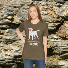 Load image into Gallery viewer, Labrador Retriever Mom Soft Jersey Short Sleeve Tee
