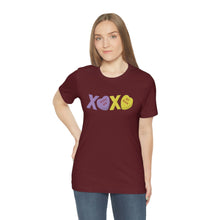 Load image into Gallery viewer, XOXO Kiss Me Be Mine Sweetheart Candy Valentines Day Unisex Jersey Short Sleeve Tee
