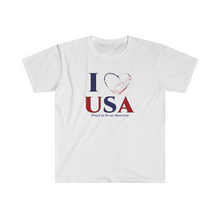 Load image into Gallery viewer, USA Proud to be an American Jersey Short Sleeve Tee
