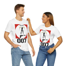 Load image into Gallery viewer, James Bond Martinis Girls and Guns 007 Soft Unisex Jersey Short Sleeve Tee
