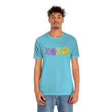 Load image into Gallery viewer, XOXO Kiss Me Be Mine Sweetheart Candy Valentines Day Unisex Jersey Short Sleeve Tee
