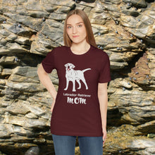 Load image into Gallery viewer, Labrador Retriever Mom Soft Jersey Short Sleeve Tee
