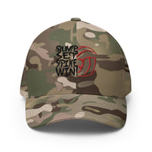 Load image into Gallery viewer, Bump Set Spike Win FlexFit Structured Twill Cap
