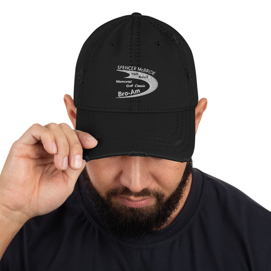 Spencer McBride Memorial Golf Classic Velcro Distressed Dad Hat