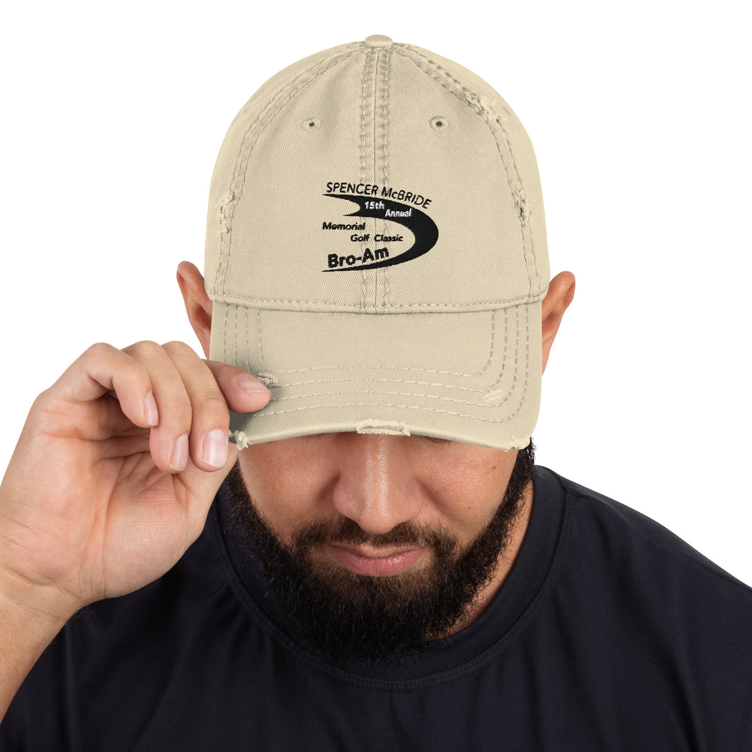 Spencer McBride Memorial Golf Classic Velcro Distressed Dad Hat
