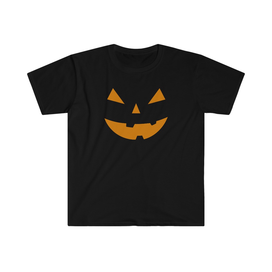 Halloween Pumpkin Face Unisex Softstyle T-Shirt