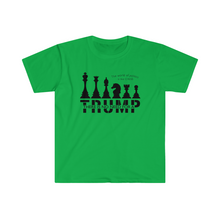 Load image into Gallery viewer, The World of Politics is Like Chess There is No Need for a Trump USA Unisex Softstyle T-Shirt
