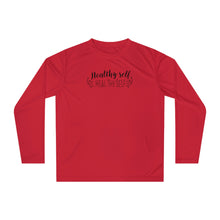 Load image into Gallery viewer, Healthy Self Heal Thy Self Motivational Unisex Performance Long Sleeve Shirt
