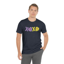 Load image into Gallery viewer, XOXO Kiss Me Be Mine Sweetheart Candy Valentines Day Unisex Jersey Short Sleeve Tee
