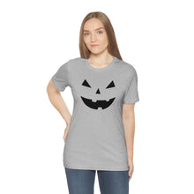 Load image into Gallery viewer, Halloween Pumpkin Face Unisex Jersey Short Sleeve Tee
