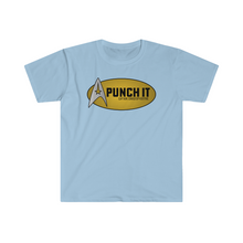 Load image into Gallery viewer, Captains Catchphrases Punch It Christopher Pike Unisex Softstyle T-Shirt
