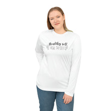 Load image into Gallery viewer, Healthy Self Heal Thy Self Motivational Unisex Performance Long Sleeve Shirt
