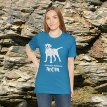 Load image into Gallery viewer, Labrador Retriever Mom Soft Jersey Short Sleeve Tee
