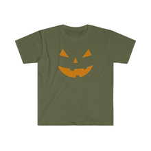 Load image into Gallery viewer, Halloween Pumpkin Face Unisex Softstyle T-Shirt
