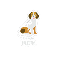 Load image into Gallery viewer, Beagle Mom Transparent Outdoor Stickers, Die-Cut, 1pcs
