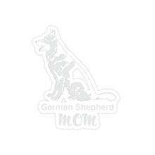 Load image into Gallery viewer, German Shepherd Mom Transparent Outdoor Stickers, Die-Cut, 1pcs
