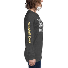 Load image into Gallery viewer, Bump Set Spike Win Volleyball Soft Unisex Long Sleeve Tee
