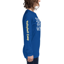 Load image into Gallery viewer, Bump Set Spike Win Volleyball Soft Unisex Long Sleeve Tee
