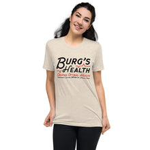 Load image into Gallery viewer, Burg’s Health Tri- Blend Short sleeve crew neck t-shirt
