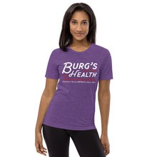 Load image into Gallery viewer, Burg’s Health Tri-Blend Short sleeve crew neck t-shirt
