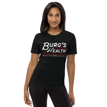 Load image into Gallery viewer, Burg’s Health Tri-Blend Short sleeve crew neck t-shirt
