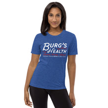 Load image into Gallery viewer, Burg’s Health Tri-Blend Short sleeve crew neck t-shirt
